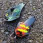 Preview: Leaf 2.0g Spoon #074 UV Aktiv MonsterClaw Yellow Red Black / Black Holo Flakes Gold Green Turquoise