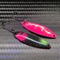Preview: Kicker 3.5g Spoon #093 UV Aktiv Apex Predator – Night Crawler - Pink-Black-Yellow / Pink - Holo Flakes Gold