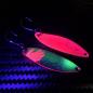 Preview: Kicker 3.5g Spoon #093 UV Aktiv Apex Predator – Night Crawler - Pink-Black-Yellow / Pink - Holo Flakes Gold
