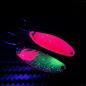 Preview: Sword 3.1g Spoon #093 UV Aktiv Apex Predator – Night Crawler - Pink-Black-Yellow / Pink - Holo Flakes Gold