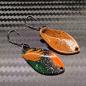 Preview: Jelly 3.0g Spoon #091 UV Aktiv Apex Predator – Acid Strike - Brown-Green-Black-Orange / Brown - Black Dots