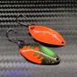 Preview: Leaf 3.0g Spoon #094 UV Aktiv Apex Predator – Molten Core - Orange-Black-Green-Gold Holo / Orange - Holo Flakes Pink