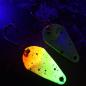 Preview: Scorpio 1.7g Spoon #084 UV Aktiv Yellow Orange Black Dots / Metallic Green Black Dots