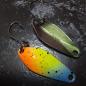 Preview: Sting 2.5g Spoon #086 UV Aktiv Blue Yellow Orange / Flip Flop Green-Purple