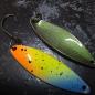 Preview: Kicker 3.5g Spoon #086 UV Aktiv Blue Yellow Orange / Flip Flop Green-Purple