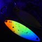 Preview: Kicker 3.5g Spoon #086 UV Aktiv Blue Yellow Orange / Flip Flop Green-Purple