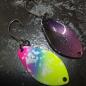 Preview: Jelly 3.0g Spoon #085 UV Aktiv Yellow Blue Pink / Flip Flop Purple-Greenbrown