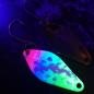 Preview: Belly 2.5g Spoon #085 UV Aktiv Yellow Blue Pink / Flip Flop Purple-Greenbrown