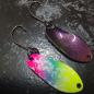 Preview: Yami 2.5g Spoon #085 UV Aktiv Yellow Blue Pink / Flip Flop Purple-Greenbrown