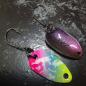 Preview: Adder 2.0g Spoon #085 UV Aktiv Yellow Blue Pink / Flip Flop Purple-Greenbrown