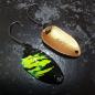 Preview: Adder 2.0g Spoon #083 Black White Dots - Yellow Blue Scratch / Copper