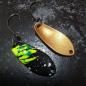 Preview: Yami 2.5g Spoon #083 Black White Dots - Yellow Blue Scratch / Copper