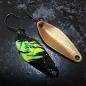 Preview: Sting 2.5g Spoon #083 Black White Dots - Yellow Blue Scratch / Copper