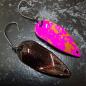 Preview: Catchmaker 2.5g Spoon #080 Dark Holo Orange / UV Aktiv Raspberry Brown