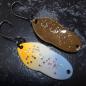 Preview: Wavemaker 3.0g Spoon #079 UV Aktiv Blue White Orange / Dark Brown Glitter (Raue Oberfläche)