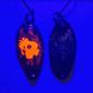 Preview: Leaf 2.0g Spoon #075 UV Aktiv Skull Orange Fire / Black Holo Flakes Gold Green Turquoise