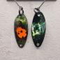 Preview: Troublemaker 2.5g Spoon #075 UV Aktiv Skull Orange Fire / Black Holo Flakes Gold Green Turquoise