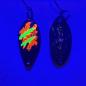 Preview: Leaf 2.0g Spoon #074 UV Aktiv MonsterClaw Yellow Red Black / Black Holo Flakes Gold Green Turquoise