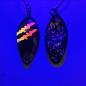 Preview: Leaf 2.0g Spoon #072 UV Aktiv Claw Yellow Orange / Black Holo Flakes Gold Silver Pink