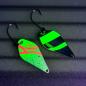 Preview: Sakana 3.9g Spoon #034 UV Aktiv Atomic Green / Black - Green