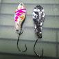 Preview: Storm 2.5g Spoon #057 UV Aktiv FlipFlop Bug Pink / Black White Holo