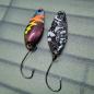 Preview: Sting 2.5g Spoon #059 UV Aktiv FlipFlop Bug Orange Yellow / Black White Holo