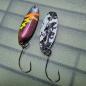 Preview: Sword 3.1g Spoon #059 UV Aktiv FlipFlop Bug Orange Yellow / Black White Holo