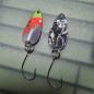 Preview: Rush 1.5g Spoon #058 UV Aktiv FlipFlop Bug Red / Black White Holo