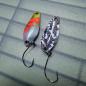 Preview: Sting 2.5g Spoon #058 UV Aktiv FlipFlop Bug Red / Black White Holo