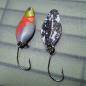 Preview: Belly 2.5g Spoon #058 UV Aktiv FlipFlop Bug Red / Black White Holo