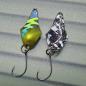 Preview: Stormy 2.3g Spoon #056 UV Aktiv FlipFlop Bug Yellow Blue / Black White Holo