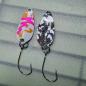 Preview: Rush 1.5g Spoon #057 UV Aktiv FlipFlop Bug Pink / Black White Holo