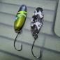 Preview: Sword 3.1g Spoon #056 UV Aktiv FlipFlop Bug Yellow Blue / Black White Holo