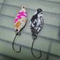 Preview: Belly 2.5g Spoon #057 UV Aktiv FlipFlop Bug Pink / Black White Holo