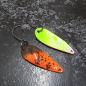 Preview: Whisper 2.2g Spoon #087 UV Aktiv Orange Dark Brown / White Green