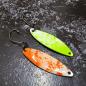 Preview: Kicker 2.7g Spoon #090 UV Aktiv White Orange / White Green