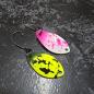 Preview: Jelly 2.0g Spoon #088 UV Aktiv Yellow Olive Green / White Pink