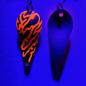 Preview: Taurus 4.3g Spoon #077 UV Aktiv Orange Wild Mesh / FlipFlop Green Purple