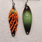 Preview: Rozah 2.5g Spoon #077 UV Aktiv Orange Wild Mesh / FlipFlop Green Purple