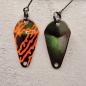 Preview: Scorpio 1.7g Spoon #077 UV Aktiv Orange Wild Mesh / FlipFlop Green Purple