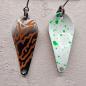 Preview: Taurus 4.3g Spoon #076 Brown Wild Mesh / UV Aktiv White Green Dots