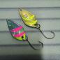 Preview: Crucial 2.5g Spoon #051 UV Aktiv FlipFlop Electric Pink / Gold Neon Yellow