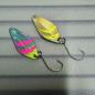 Preview: Belly 2.5g Spoon #051 UV Aktiv FlipFlop Electric Pink / Gold Neon Yellow