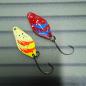 Preview: Belly 2.5g Spoon #048 UV Aktiv Electric Orange / Red Neon Blue