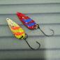 Preview: Whisper 2.2g Spoon #048 UV Aktiv Electric Orange / Red Neon Blue