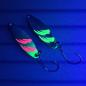 Preview: Kicker 2.7g Spoon #051 UV Aktiv FlipFlop Electric Pink / Gold Neon Yellow