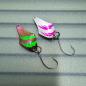 Preview: Stormy 2.3g Spoon #050 UV Aktiv FlipFlop Electric Green / Silver Neon Raspberry