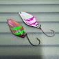 Preview: Belly 2.5g Spoon #050 UV Aktiv FlipFlop Electric Green / Silver Neon Raspberry