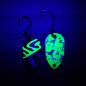 Preview: Adder 2.0g Spoon #054 UV Aktiv Camo Green / Green White