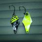 Preview: Stormy 2.3g Spoon #052 UV Aktiv Camo Yellow / Yellow White